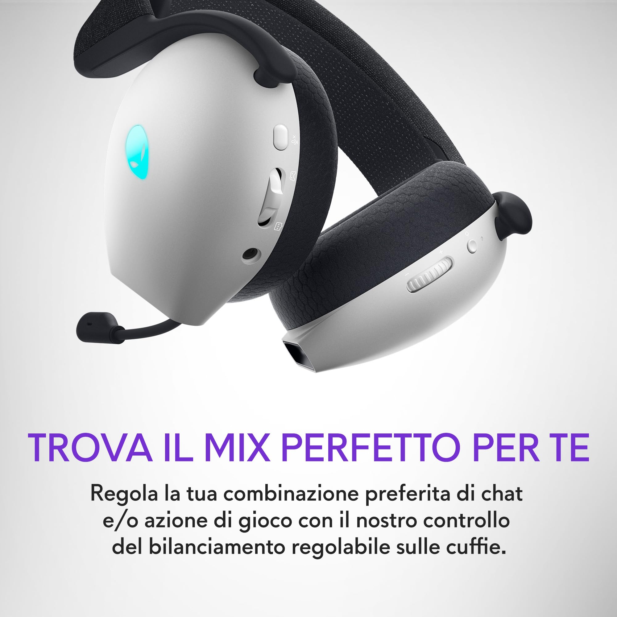 Cuffie Alienware dual-mode senza fili per il gaming - AW720H