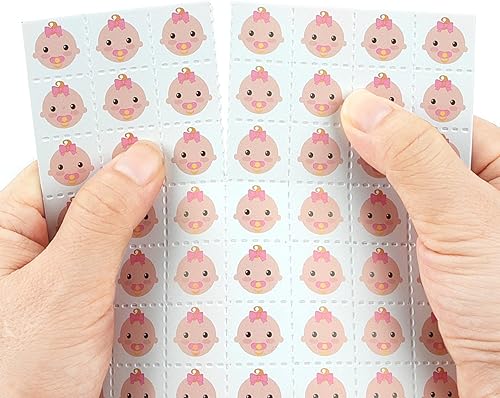 Miniatura 4 de ADELULU Juegos de bingo para baby shower para niñas, 24 invitados, bingo para recién nacidos, para baby shower, fiesta de cumpleaños, suministros de