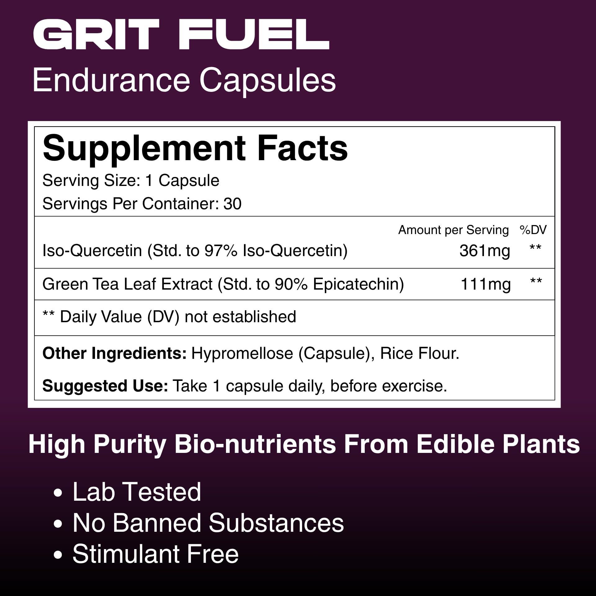 Freak Shake Grit Fuel Endurance Activator | Epicatechin & IsoQuercetin | Bioenergetic Optimizer for Cardio Training & Peak VO2 Max | 30 Day Supply — Amazon image 6