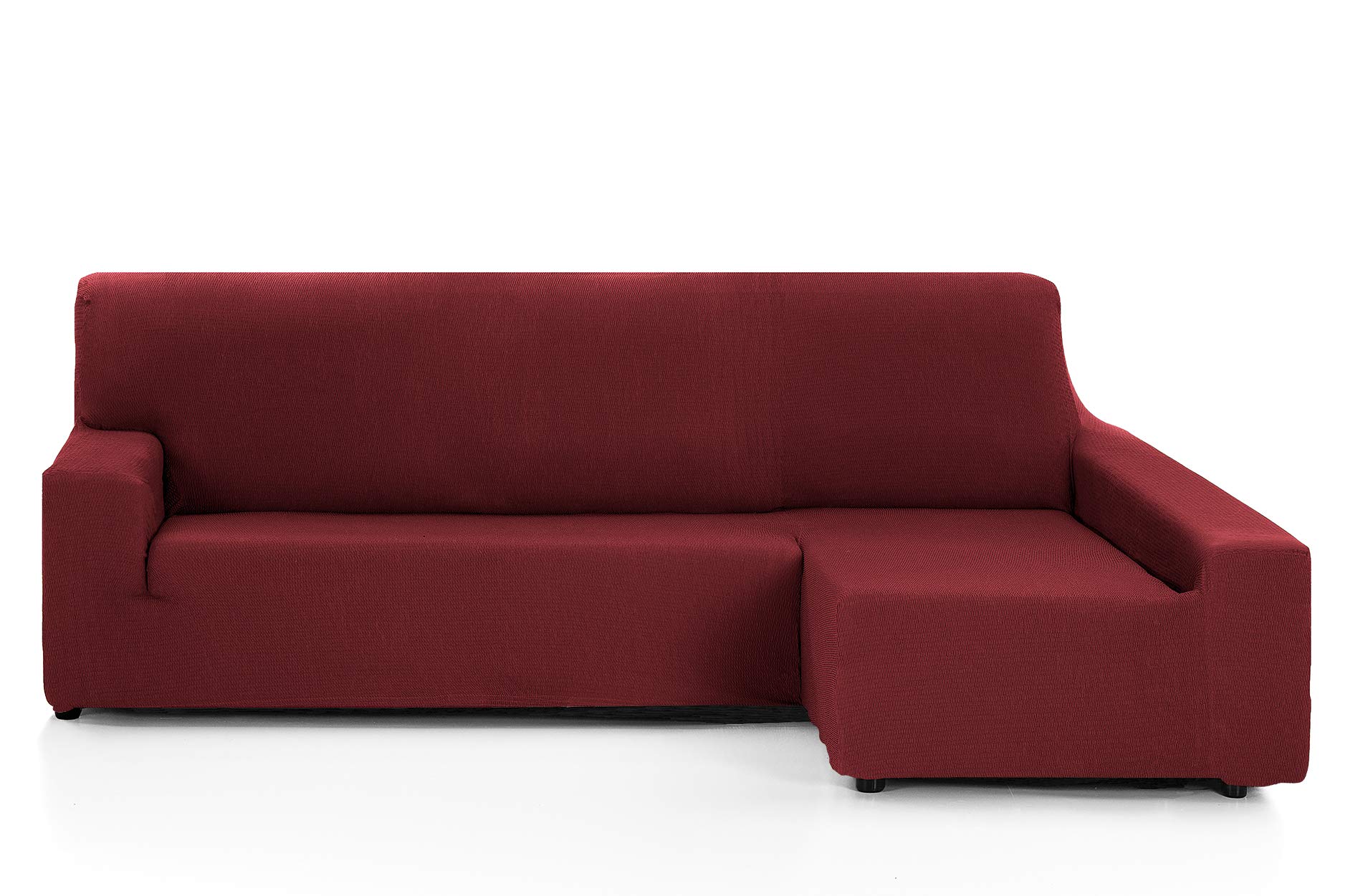 Martina Home Tunez Funda Chaise Longue Brazo Derecho Burdeos (Visto de Frente)
