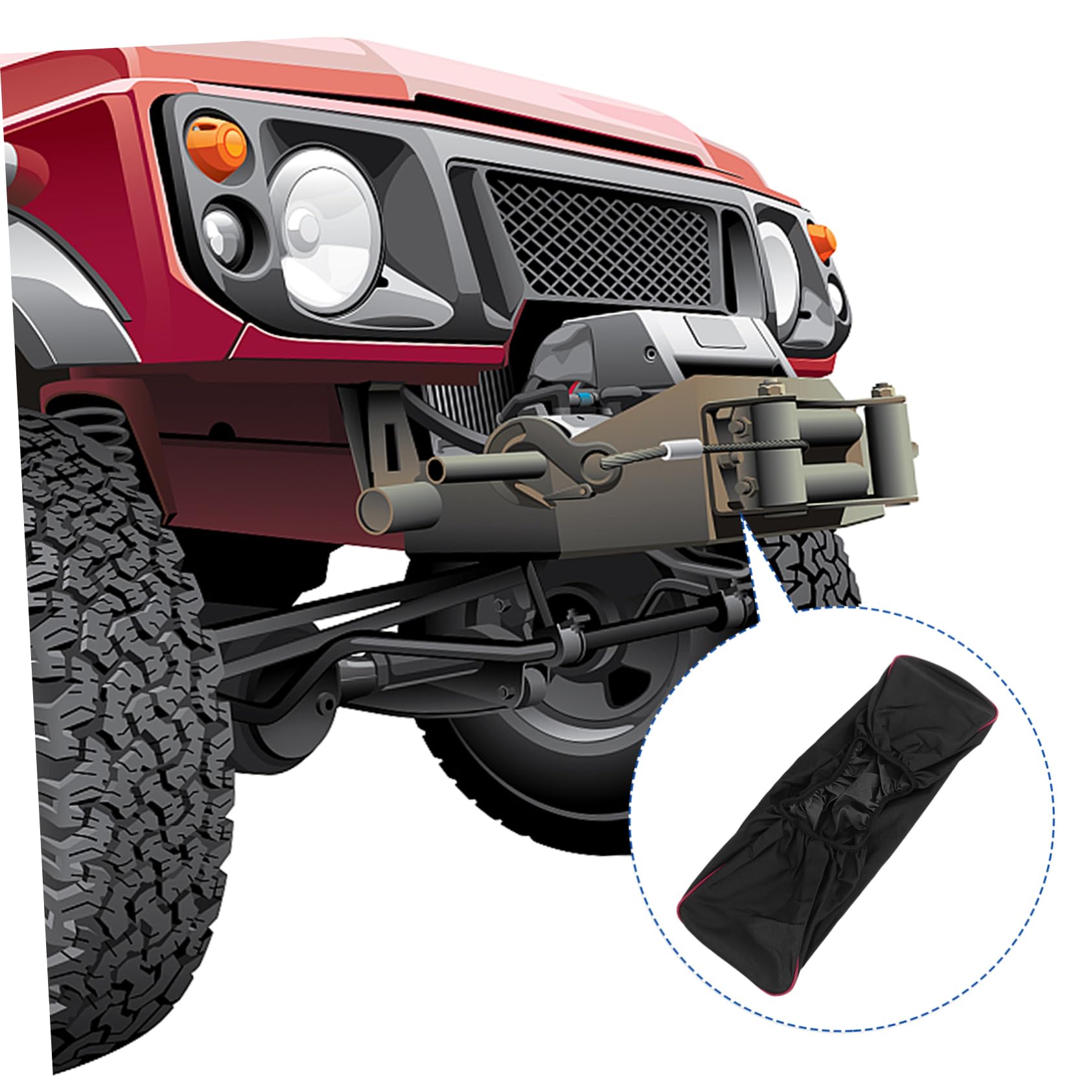 Wasserdichte Windenbedeckung - Schutz Vor Regen, Staub & UV