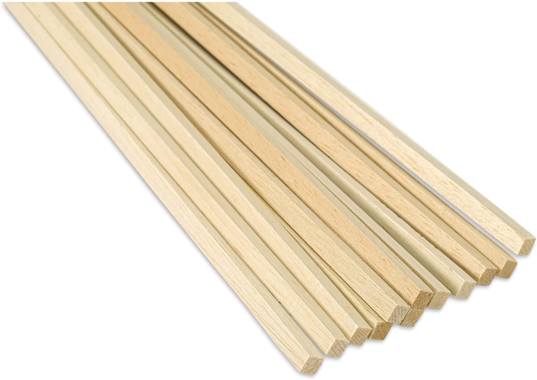 Balsa Wood 3/8 X 3/8 X 36 (6) - Quantity is Listed in Parenthesis in Title