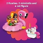 LEGO Friends Fête à la piscine Licorne & Flamant rose Jouet de construction de simulation - Ensemble de jeu créatif pour enfants, garçons et filles, 5+ - Idée de cadeau d'anniversaire pour enfants - 42658