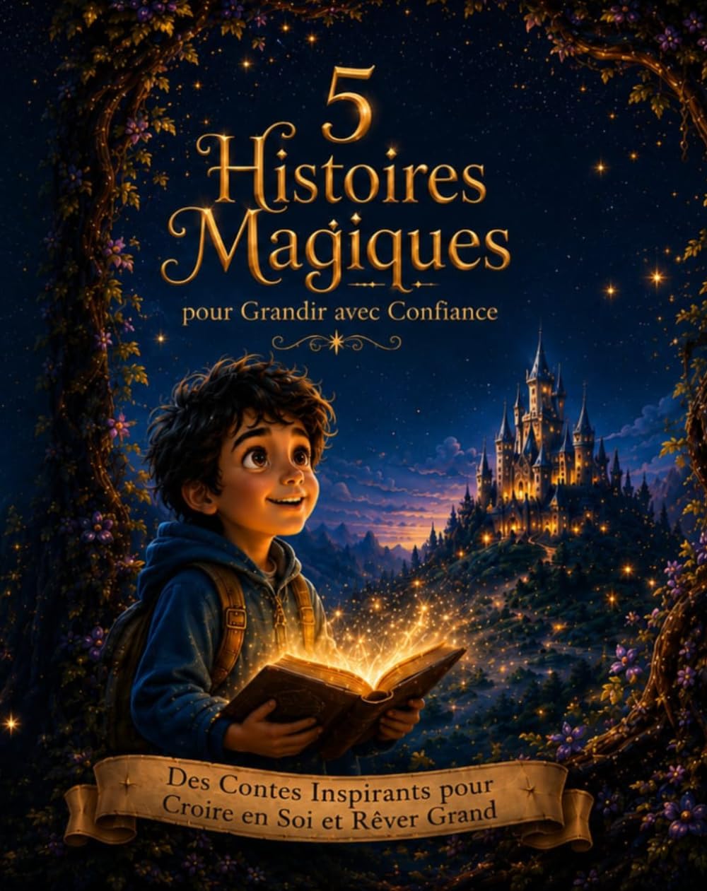 5 histoires magiques pour grandir avec confiance: 5 histoires pour apprendre le courage et la gentillesse livre pour enfants