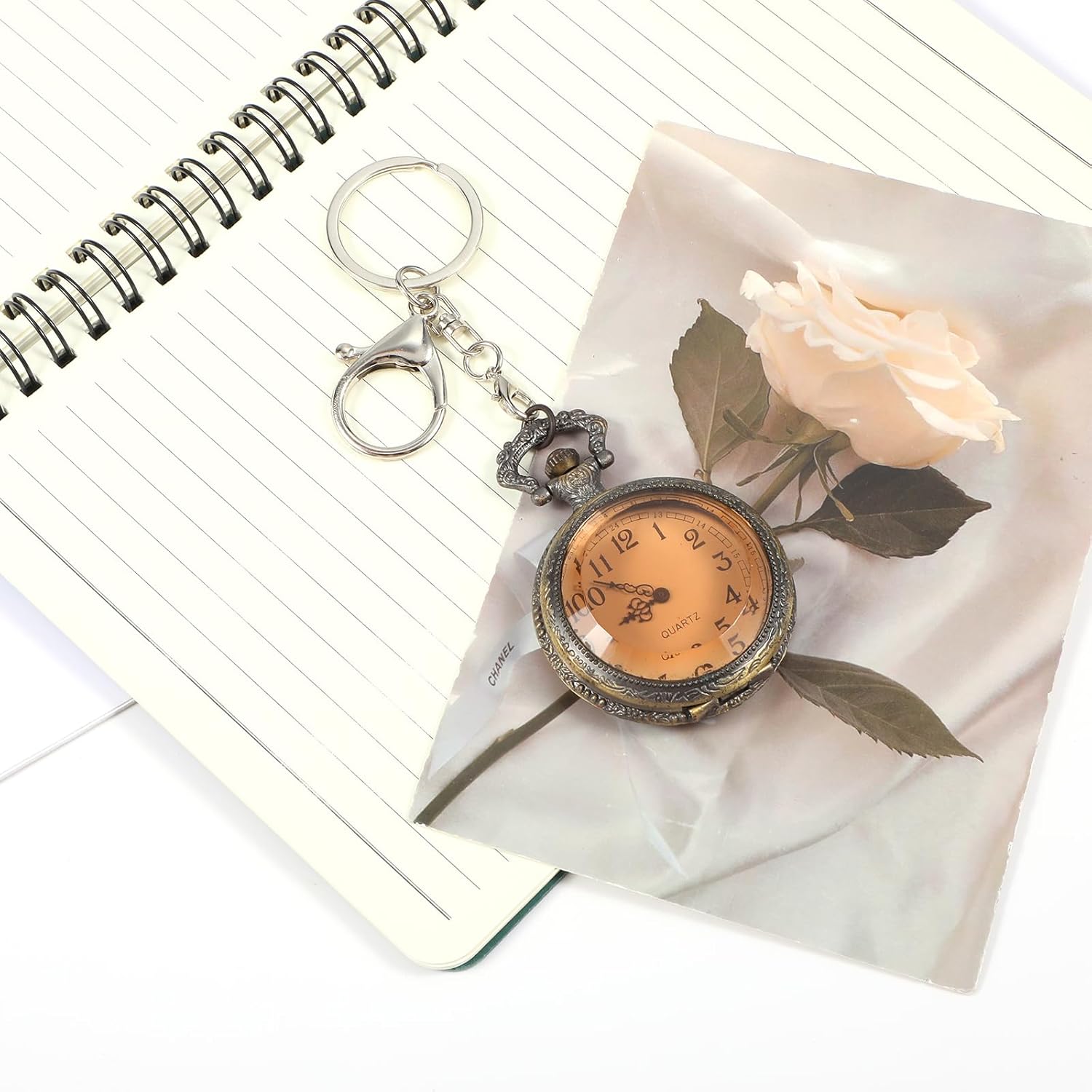 Yolev 20Pcs Lobster Claw Clasps Swivel Hooks Keychain Jewelry DIY Kit (Silver) - Image 5