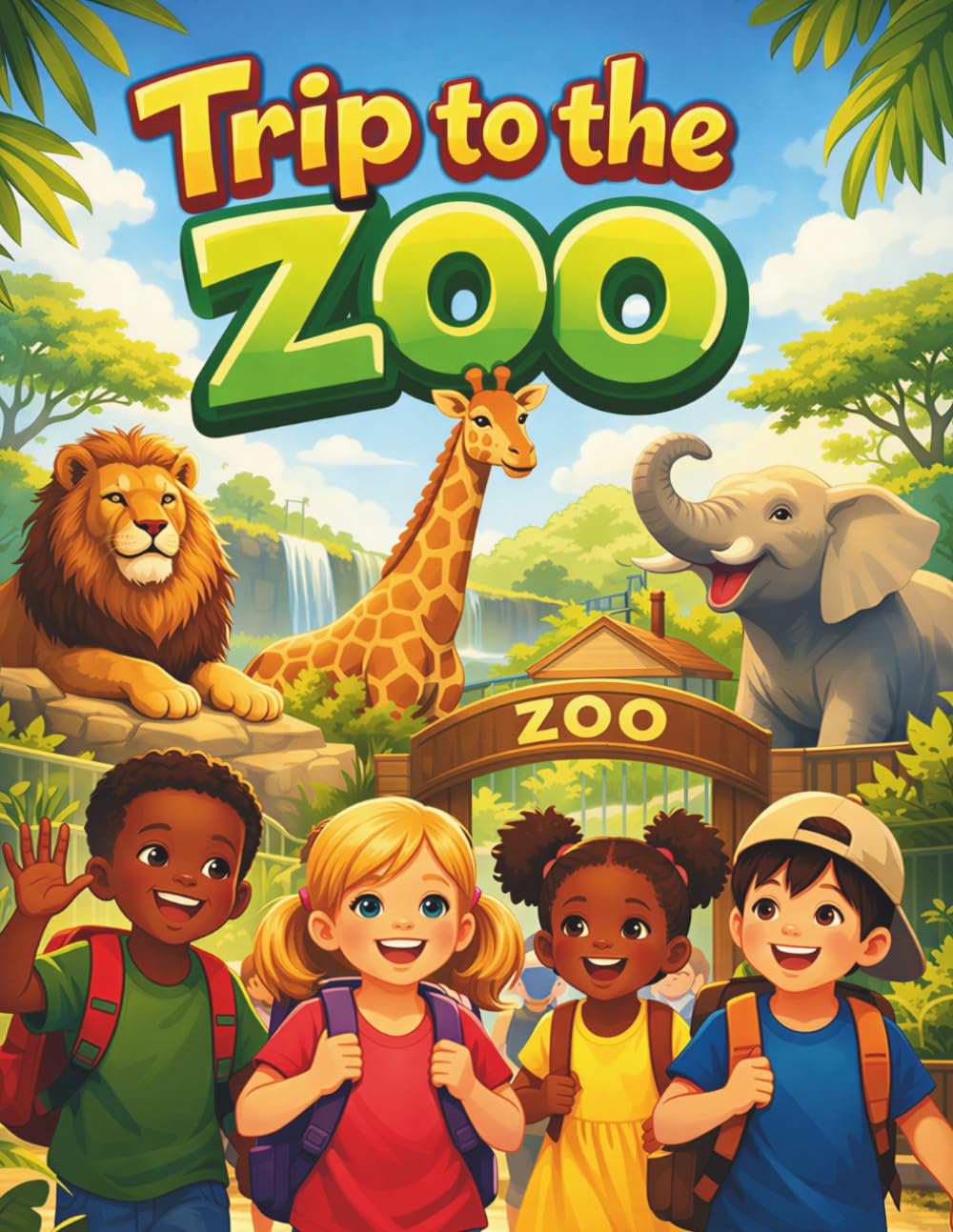 Trip to the Zoo: A Cute Story About Little School Kids Fun Trip to the ZOO (The Scientist Kid)