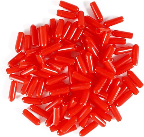 Boxonly Screw Thread Protectors PVC Rubber Round Tube Bolt Cap Plastic End Cap C