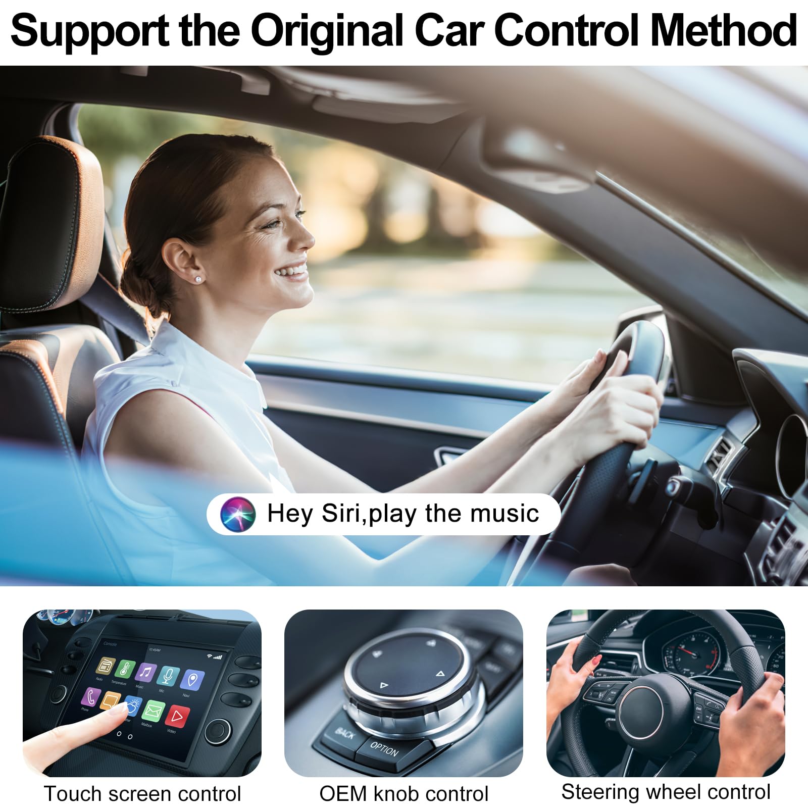 Wireless CarPlay Adapter - Kabellos Auto Fahren Mit IPhone, Plug & Play, Für Autos Ab 2016