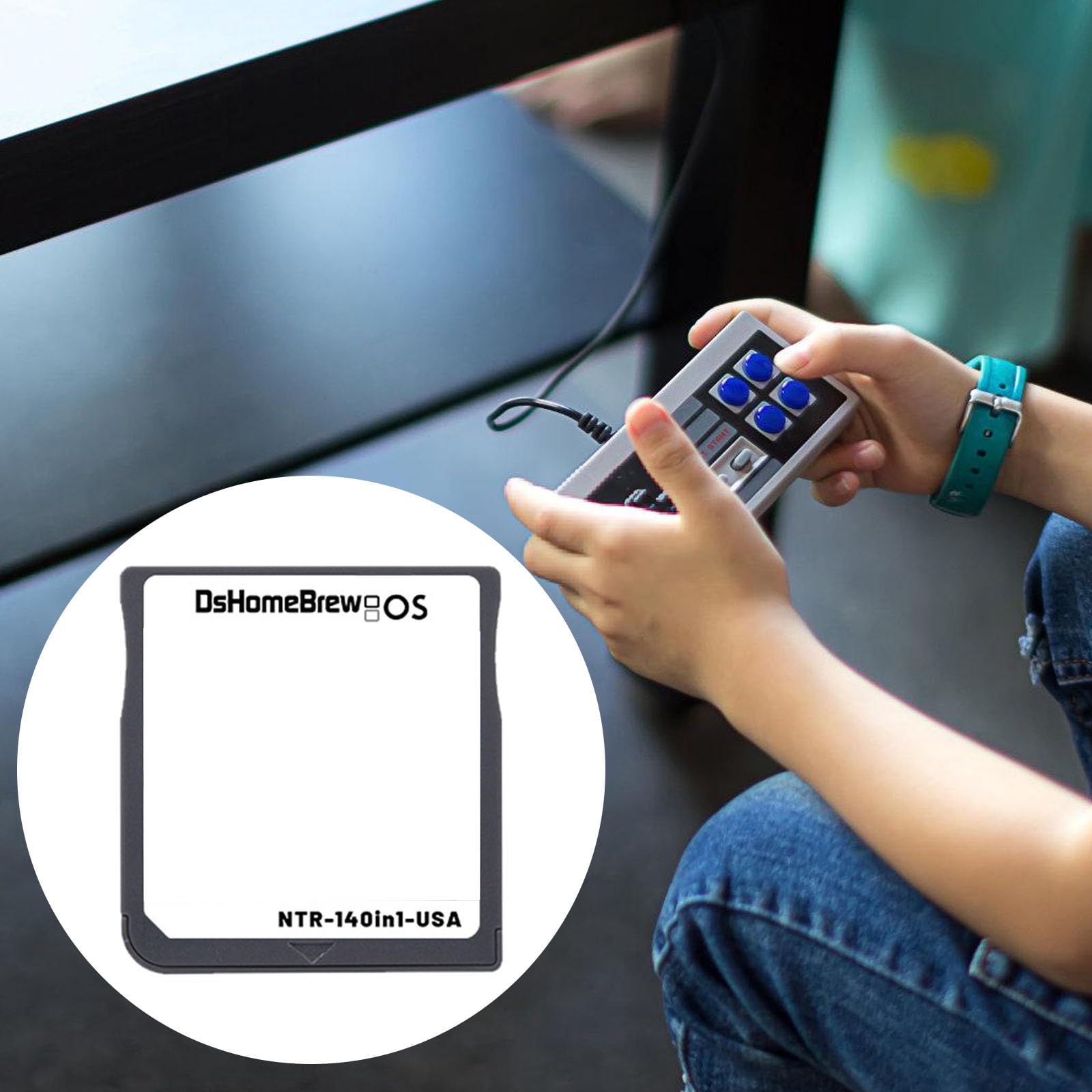 140 Compilazioni In1 per la carta della cartuccia di gioco del videogioco Lettore palmare Caricare velocemente la carta di gioco