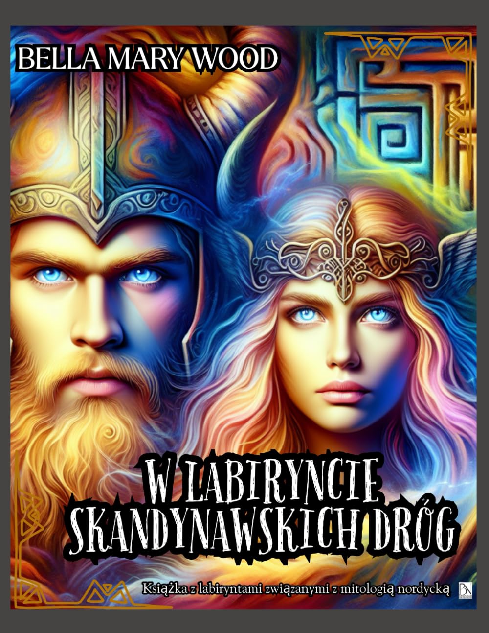 W labiryncie Skandynawskich Dróg Książka z labiryntami związanymi z mitologią nordycką: mitologia książki