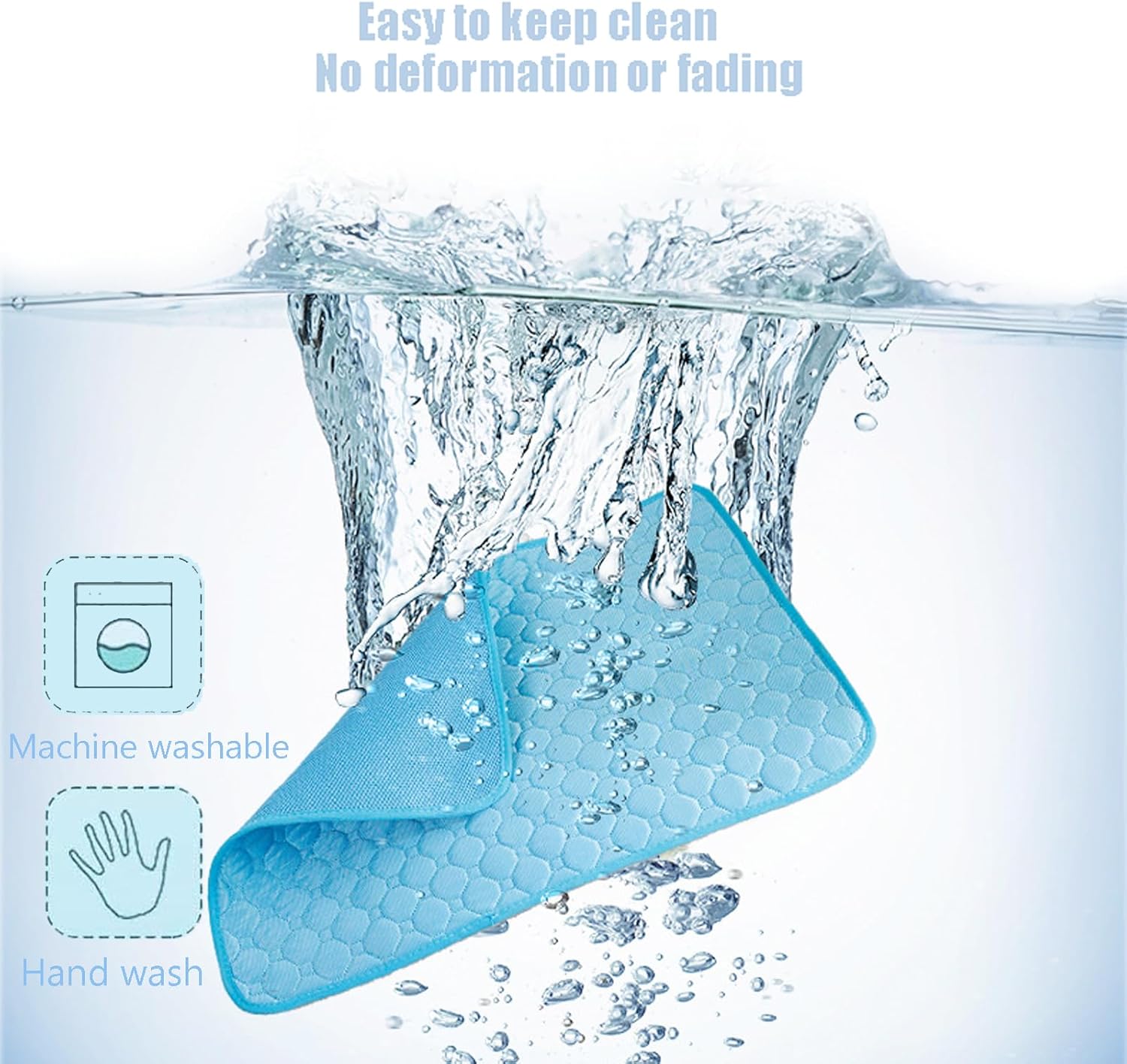 Trumoon Cooling Blanket for Dogs and Cats, Pet Cooling Mat for Indoor and Outdoor (Grey, X-Large(35.4"×59.1"))