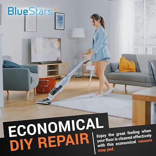 Miniatura 7 de BlueStars Paquete de 10 almohadillas de microfibra lavables ultra duraderas para mopa de vapor para piso, ajuste exacto para modelos H2O X5 H20,