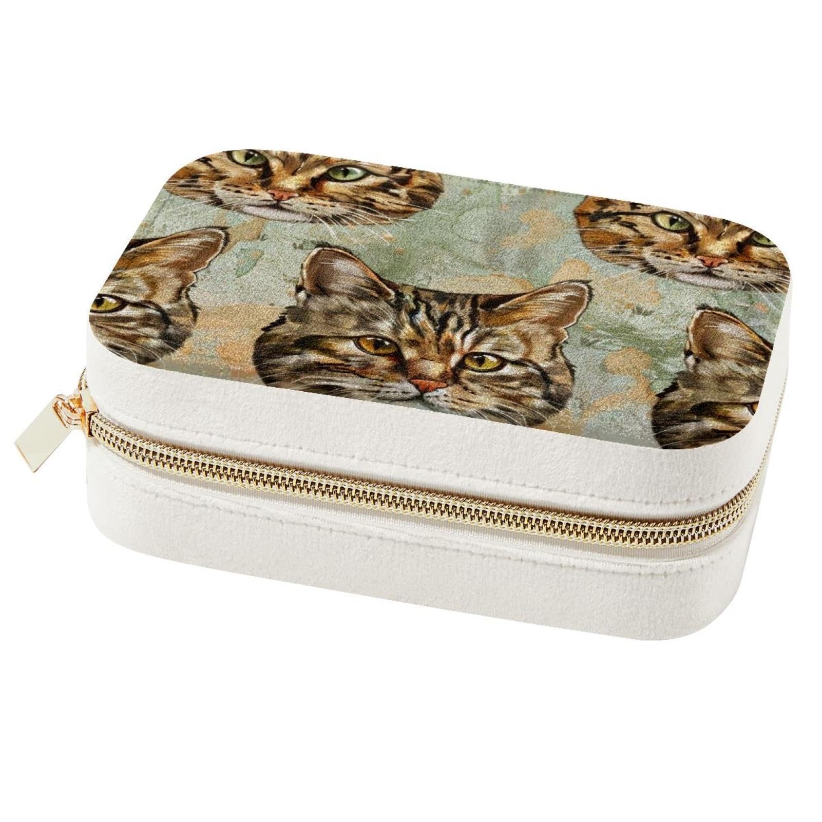 Boîte à bijoux européenne Wildcat et organiseur de rangement pour bagues