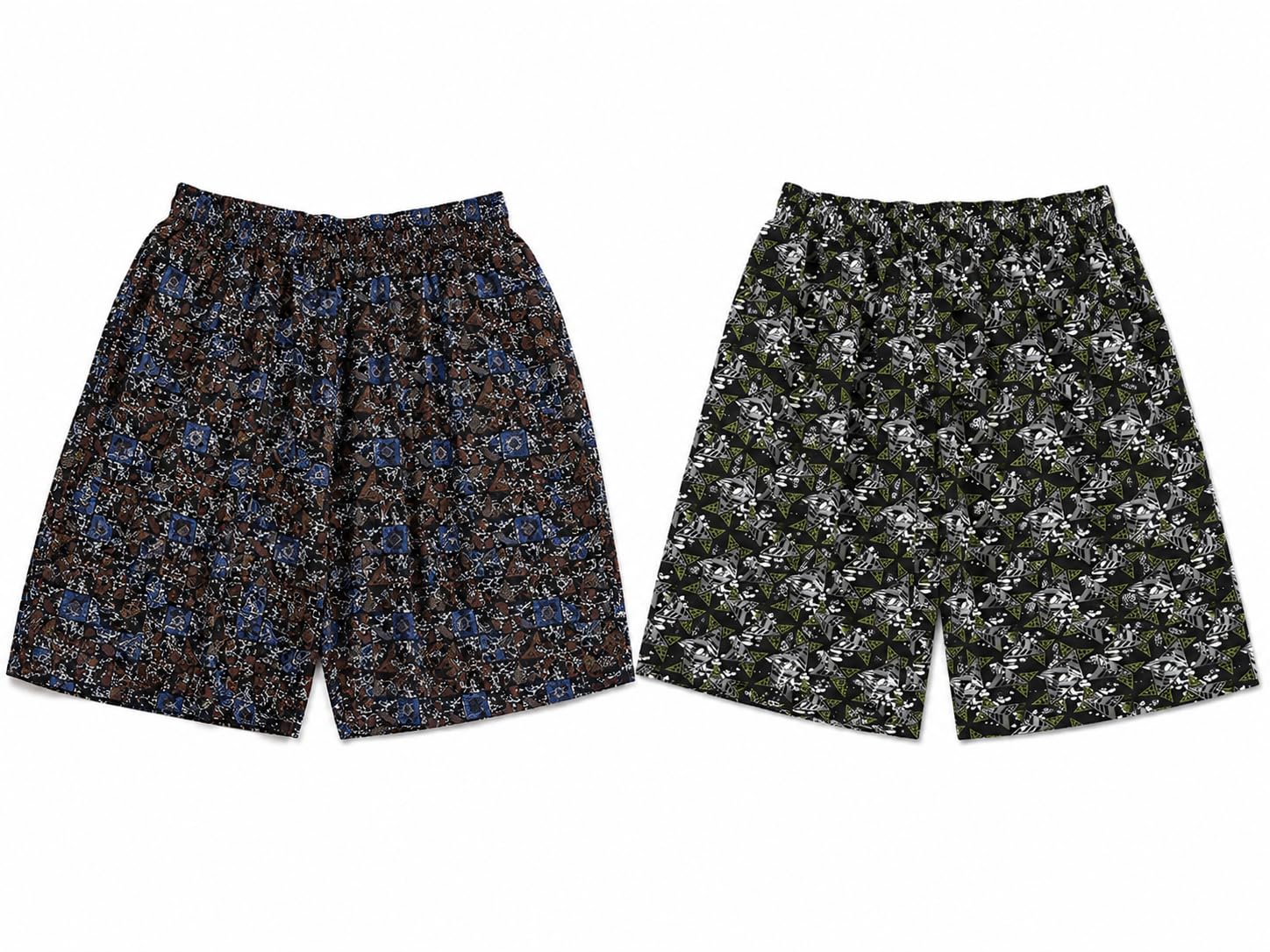 Men’s Printed Cotton Bermuda Shorts for Men | Knee Length Casual Shorts with Elastic Waist & Comfortable Fit, Gym, Lounge & Summer Wear-picture-23