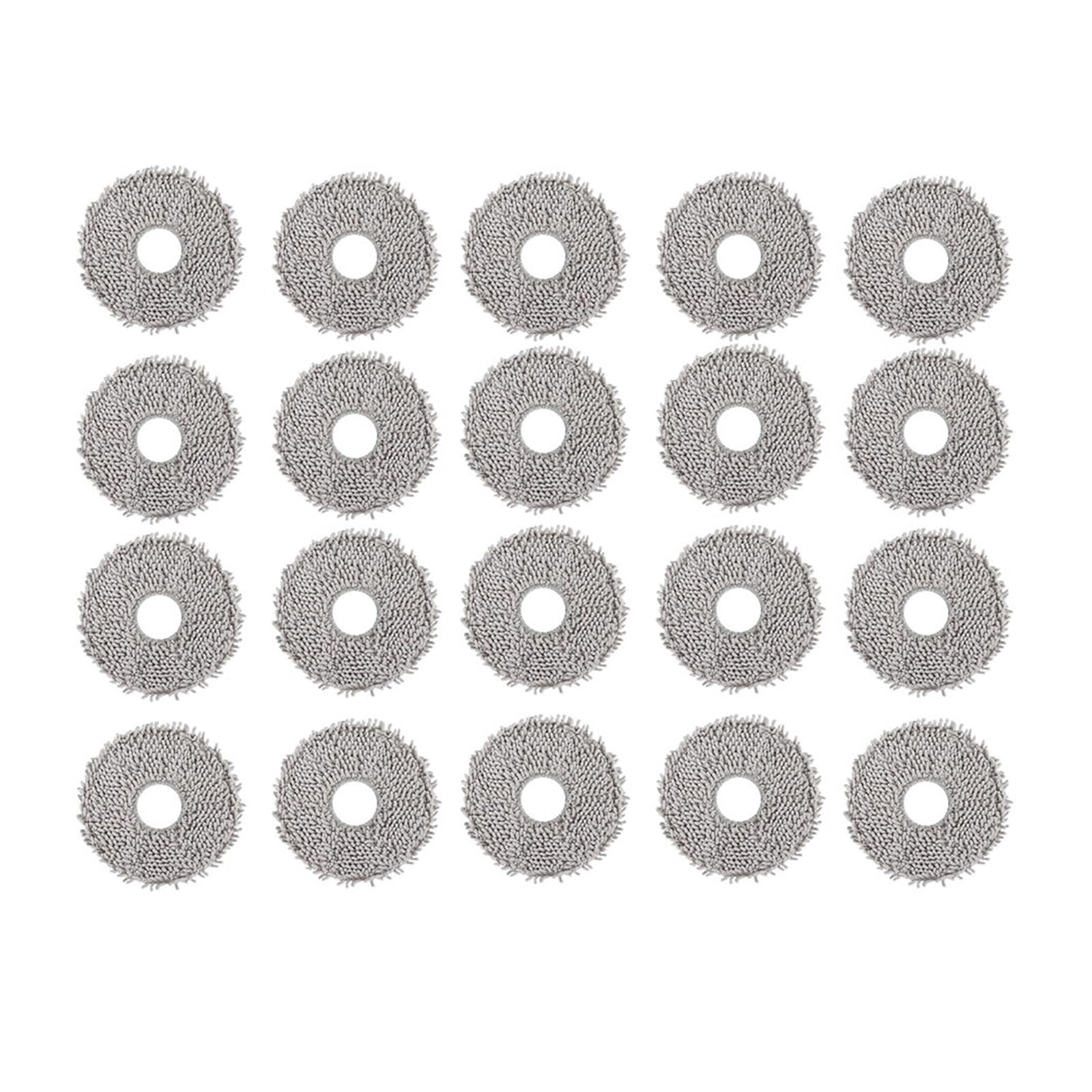 NUCBCULWP Mop Cloth Pad,Compatible For ECOVACS X1,Compatible For Omni, X2 T30 Pro T5 T50 T10 T20 T30s Combo Robot Vacuum Cleaner Part(20PCS)