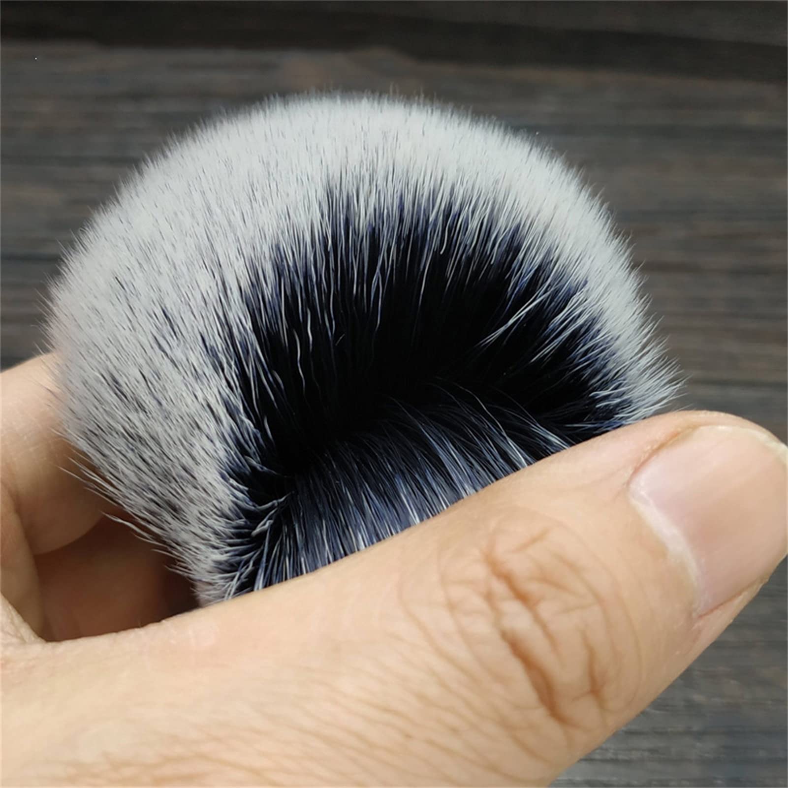 Brocha de Afeitar Hecho a Mano Compacto Barba Espuma Cepillo Durable Mango de Resina Hombre Brocha de Afeitar húmeda