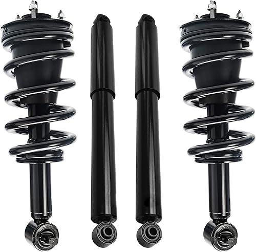 Miniatura 81 de Detroit Axle - Kit de amortiguadores de 4 puntales para Ford Escape 14-19, 2 puntales delanteros con resorte helicoidal 2 amortiguadores traseros