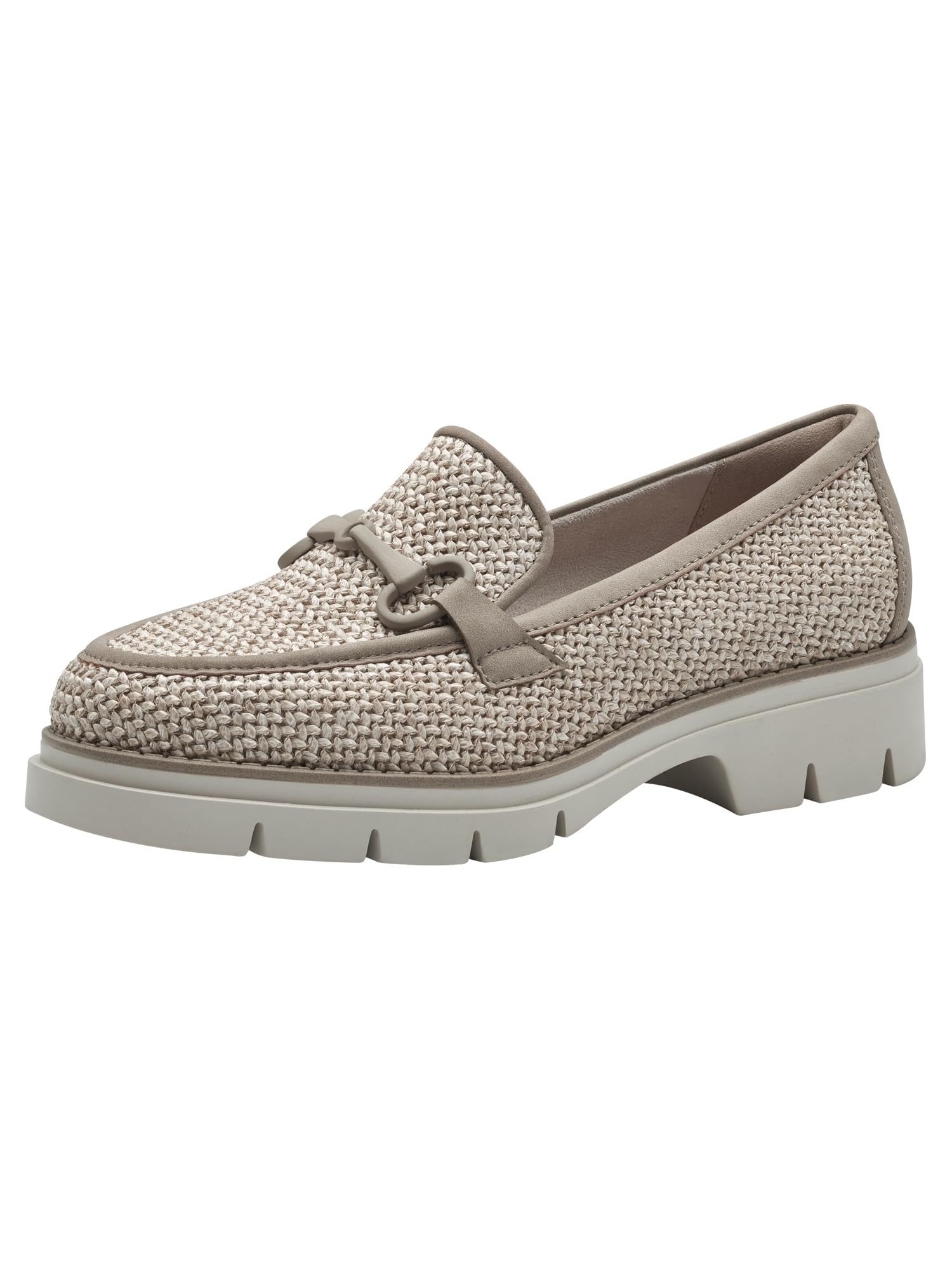 Tamaris Slipper 1-24316-42 Wide, Taupe, 6 UK
