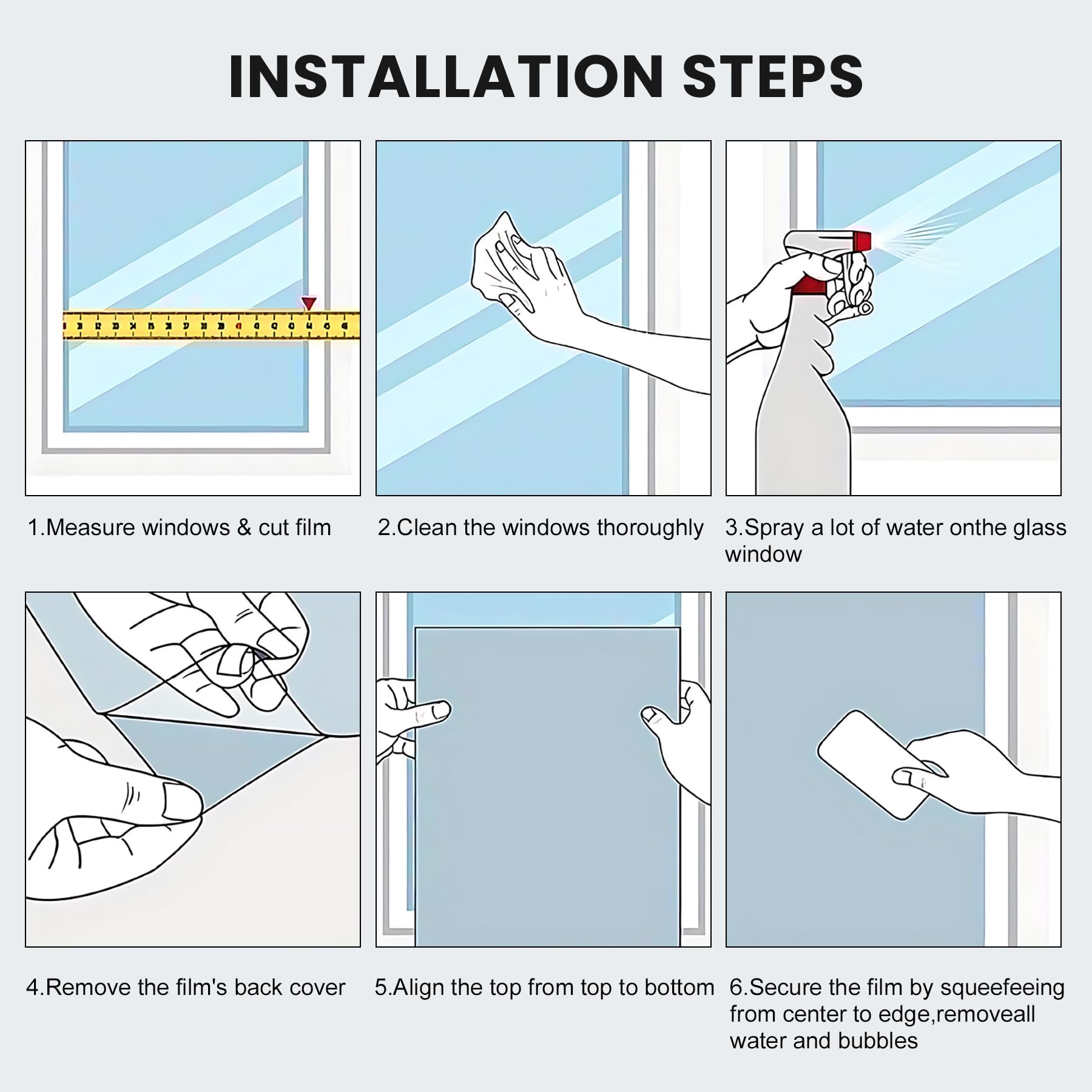 Window Privacy Film, Stunning Sun and Landscape Stained - Glass Mosaic Design, Non - Adhesive Glass Window Covering, Vibrant Summer Decor (H3742)