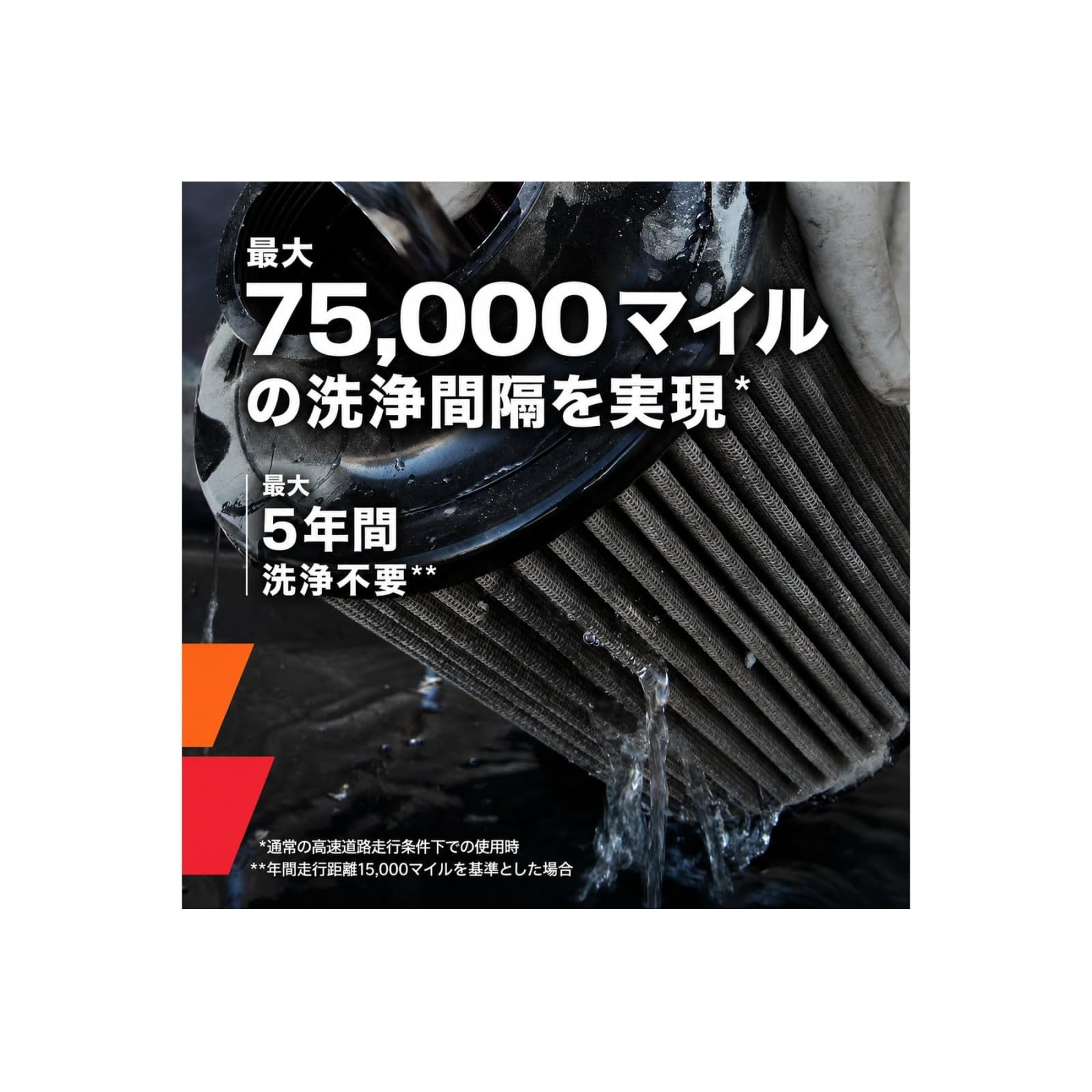 Amazon | ケーアンドエヌ カスタムフィルター RC-1824 | バイク用エア