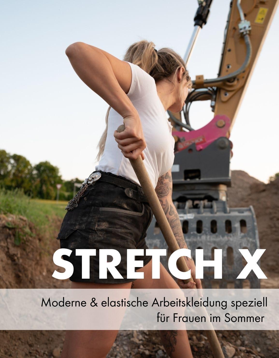 WÜRTH MODYF Damen Arbeitsshorts Stretch X - professionelle Arbeitshose für Frauen - Arbeitsshorts mit Reißverschluss - in den Größen 32-48 in Schwarz und weiteren Farben