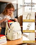 Sac à dos léger pour les femmes Casual Backpack School Bookbag Sac de jour imperméable pour les hommes
