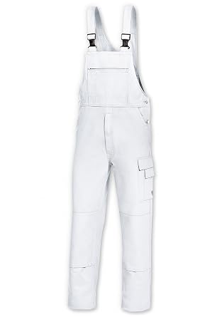 BP 1482 - Peto de trabajo (algodón), color azul, 24, Blanco : Amazon.es:  Ropa