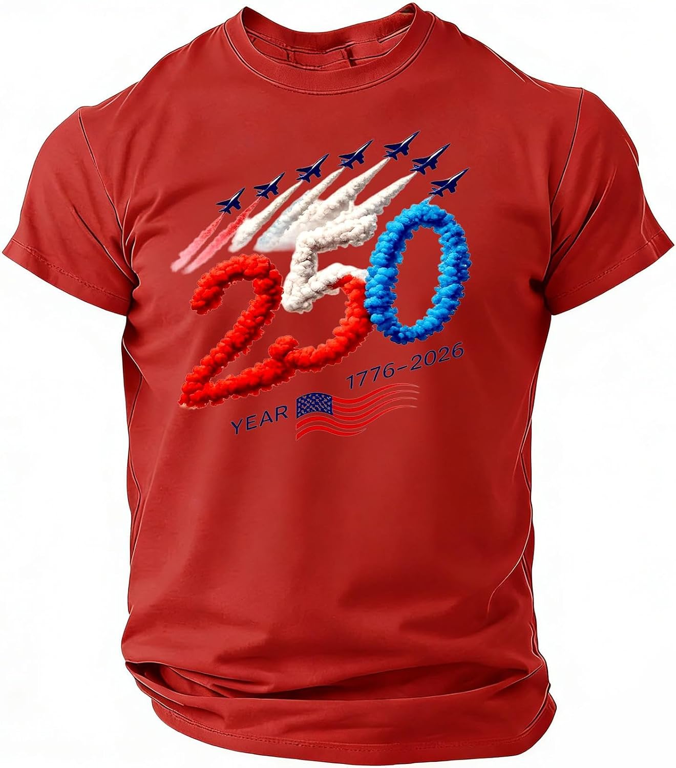 RTRDE Men's Casual T Shirts Short Sleeve Independence Day 250 Graphic Print We The People Patriotic Tshirts, S-4XL