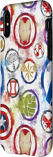Miniatura 8 de iPhone 12 Pro Max Marvel Avengers Super Hero Icons Color Bleed Case