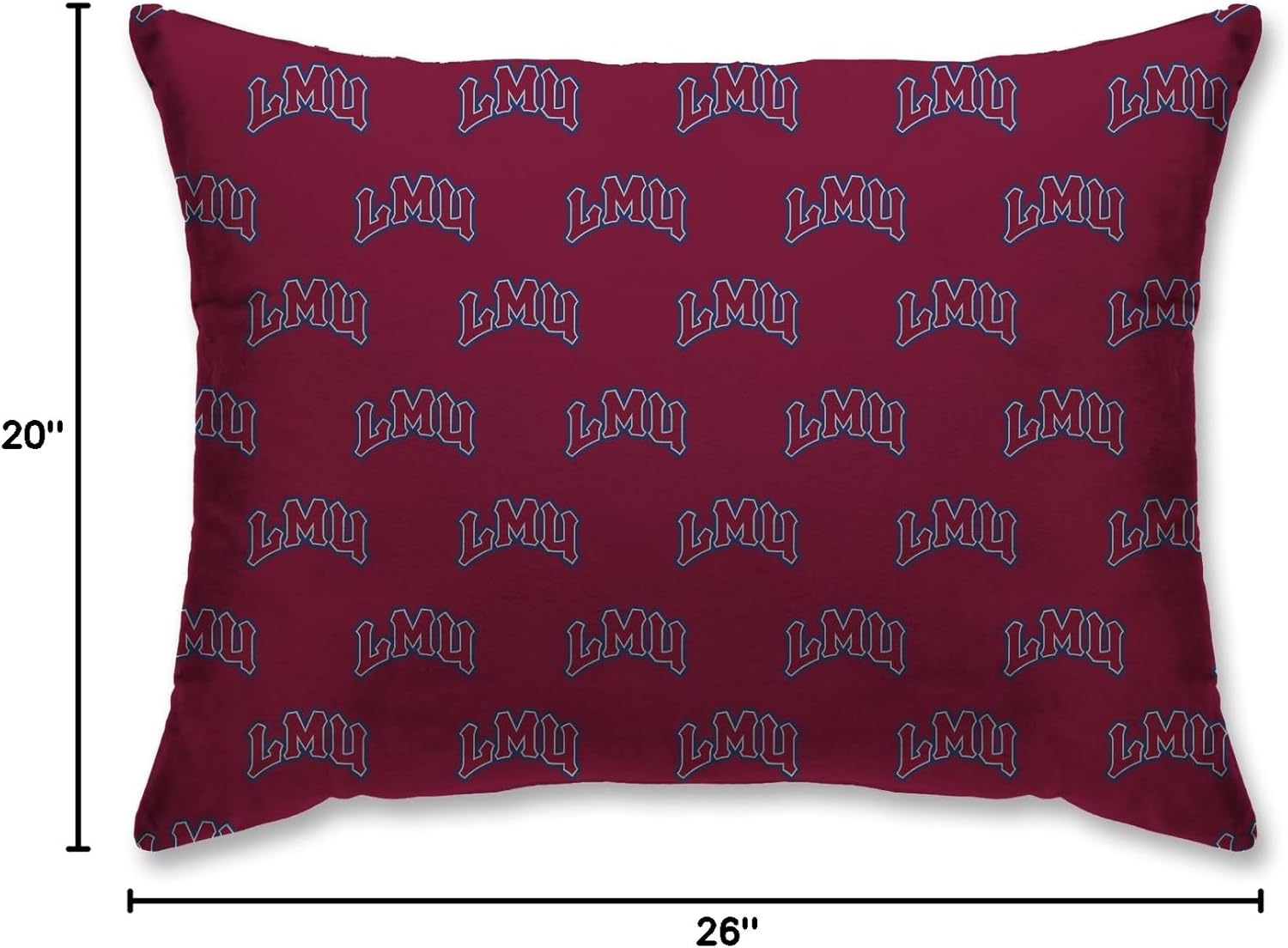 Pegasus Sports NCAA Plush Logo Bed Pillow Liberty Flames