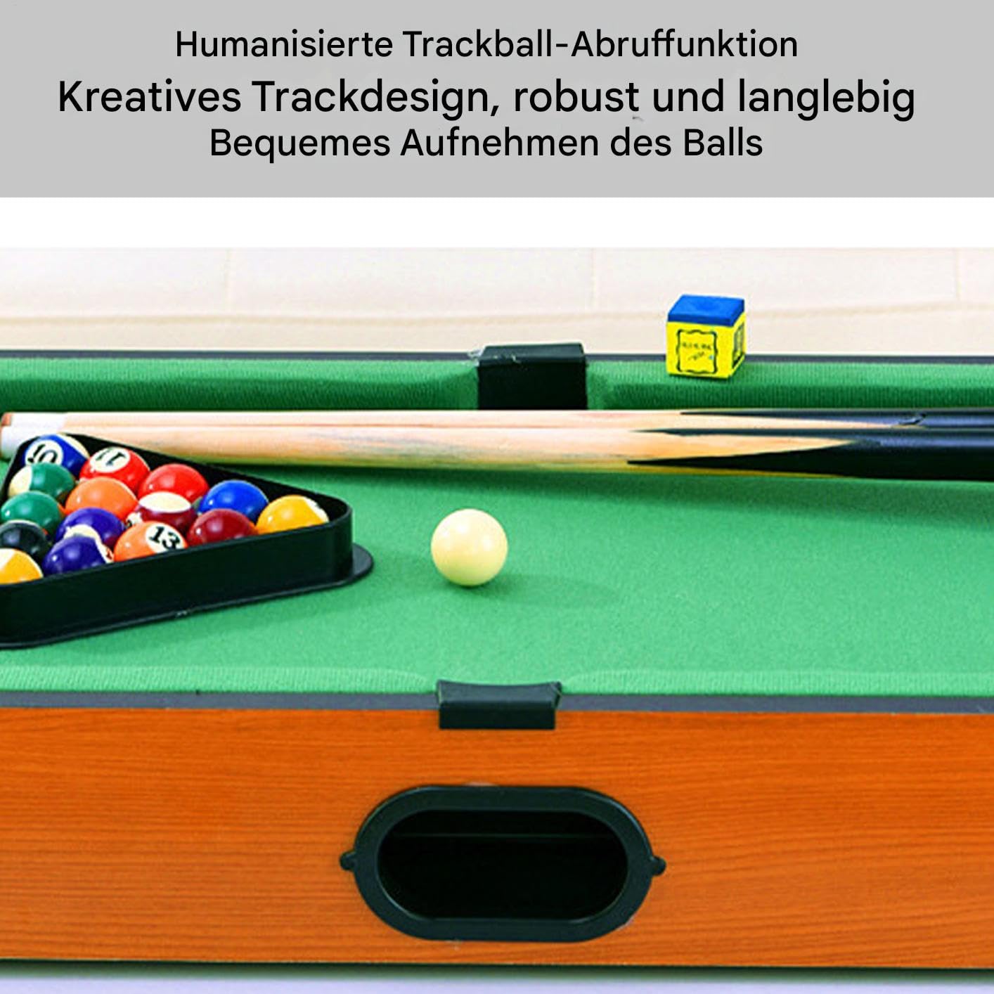 Billardtische Klein, Tabletop Billard Games Kombinationsspieltabellen Set