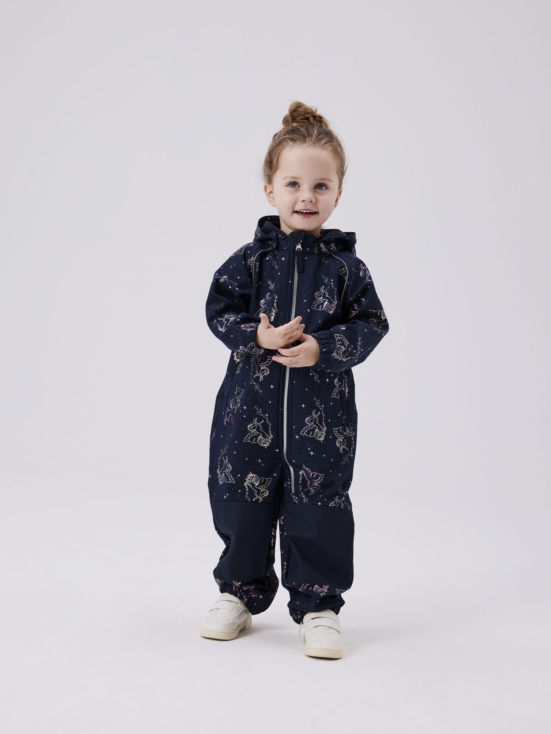 NAME IT Mädchen Nmfalfa08 Softshell Suit Foil Fo Noos Regenanzug (1er Pack)