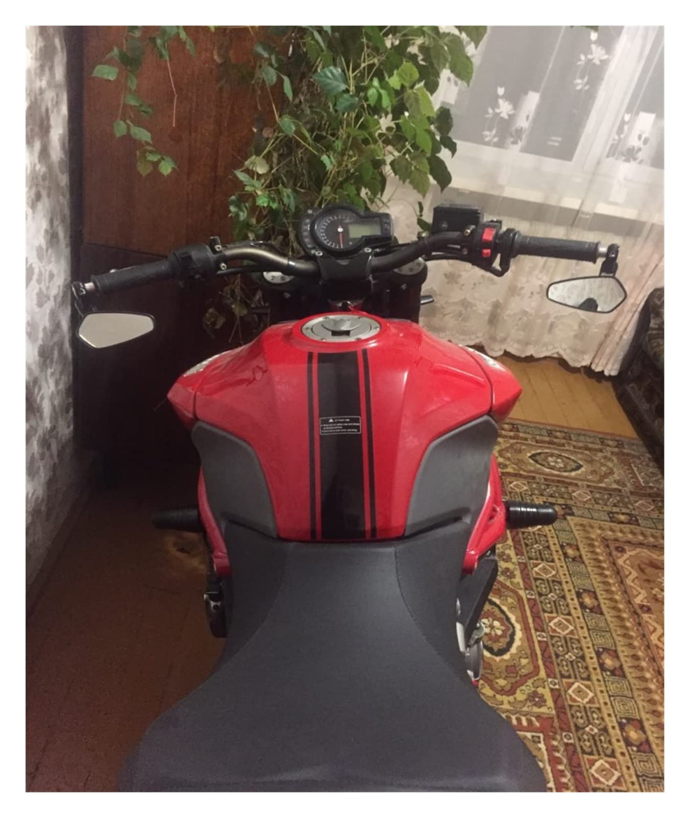 Amazon.co.jp: バイクミラー オートバイ 7/8 