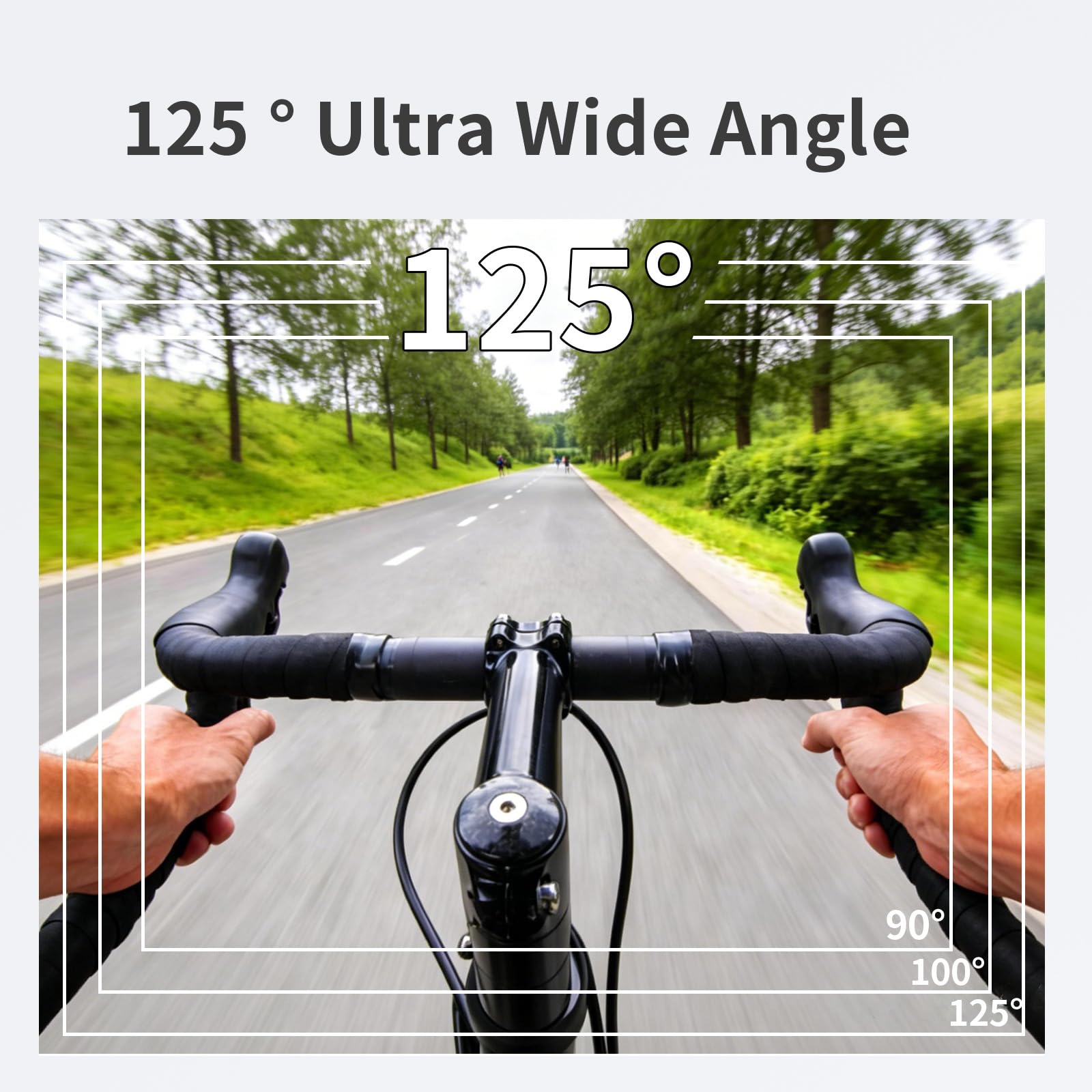 4K Action Camera, 3.5Hrs Battery Life Body Camera Hands-Free Recording, IPX6 Waterproof Portable Vlogging Camera with 1.4" HD Screen, Video Recorder with WiFi for Travel, Cycling, Motorcycle, Bloggers — view 3