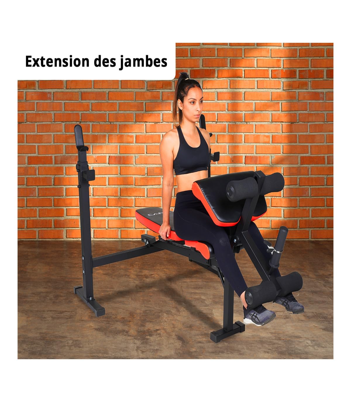 Test du banc de musculation réglable et pliable AIRHOP : multifonction
