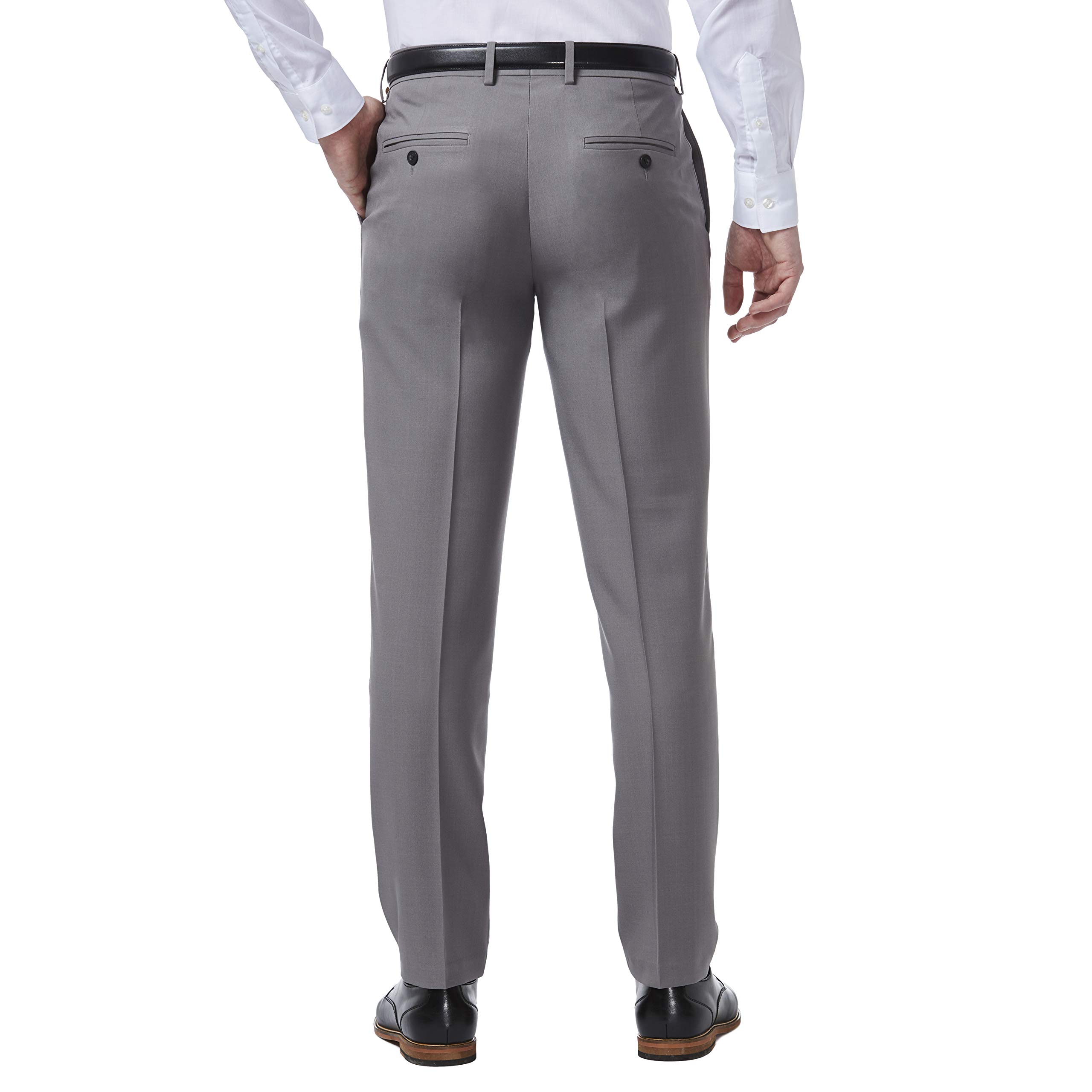 Haggar Premium Comfort Dress Pant - Slim Fit Flat Front Pant - Pantalones Hombre