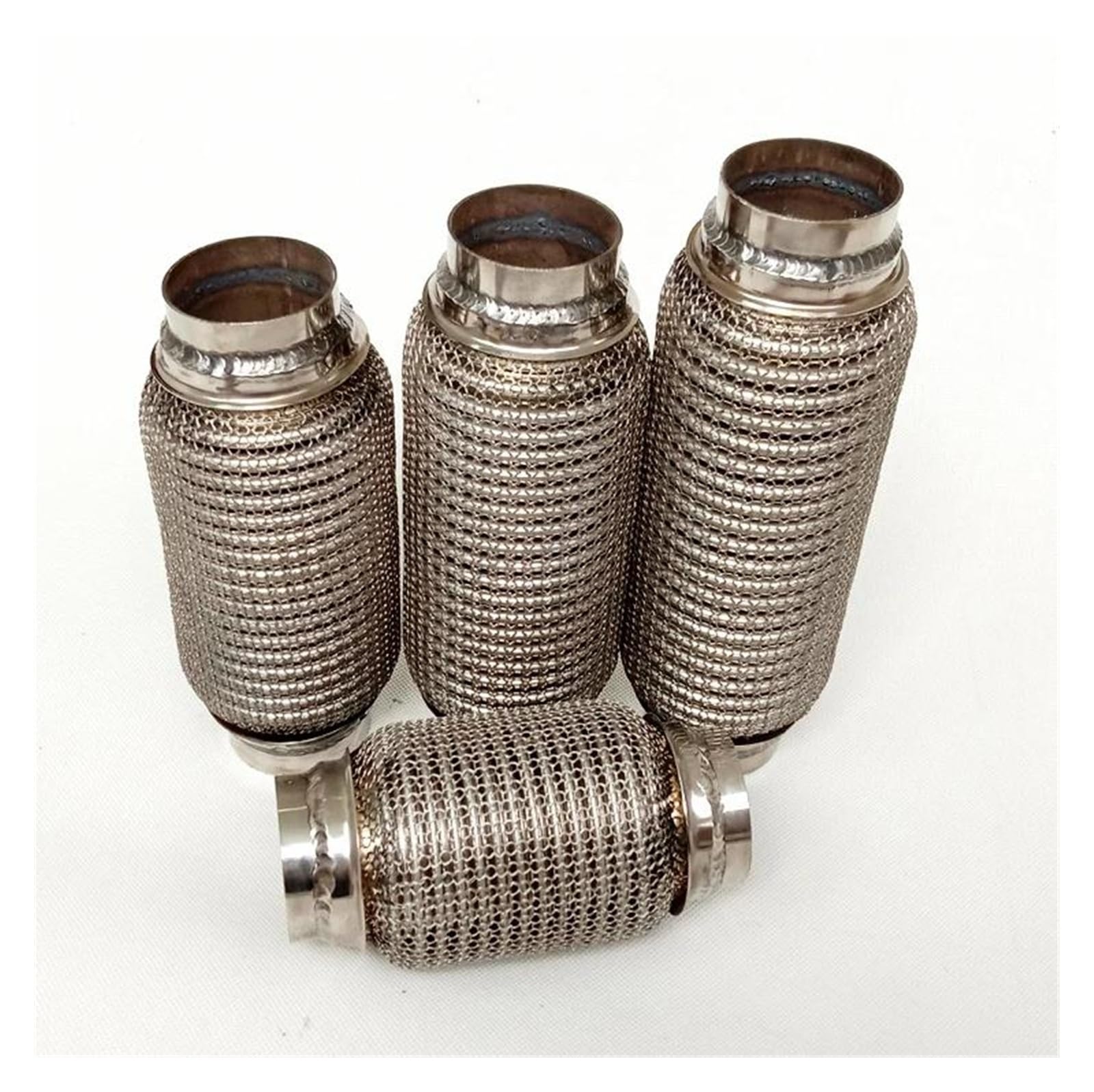 Tubo De Cola Escape 38mm 45mm 51mm 54mm 55mm 60mm 63mm 64mm 70mm 76mm 89mm 102mm Tubo Flexible De Escape Coche Acero Inoxidable Acoplador Junta Flexible De Fuelle Tubo De Escape Coche (Size : 64mmx13