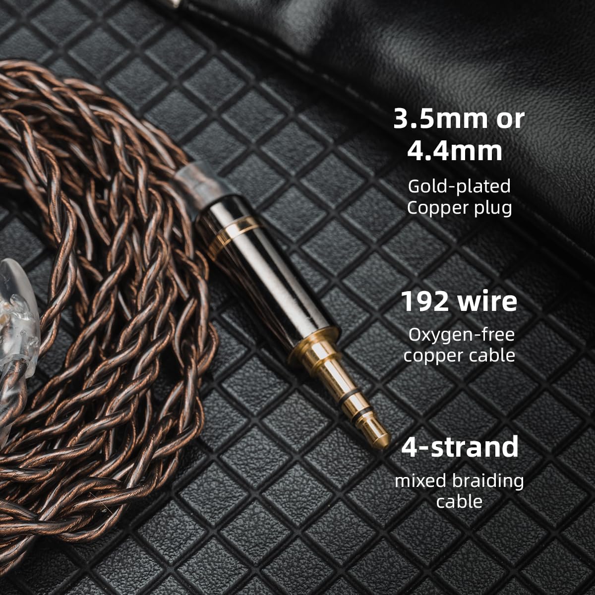 Hidizs MS3 in-Ear - Monitores,1DD+2BA 3 Unidades, Unidad dinámica de 10,2 mm, Audio Espacial Tricolor, Auriculares híbridos equilibrados, 4,4 mm