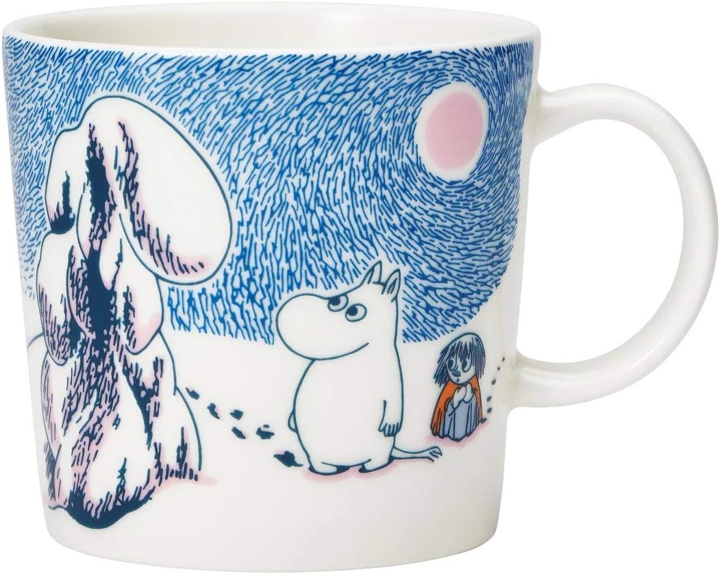 Moomin Arabia Ceramic Mug Crown snow-load WINTER 2019 0.3L