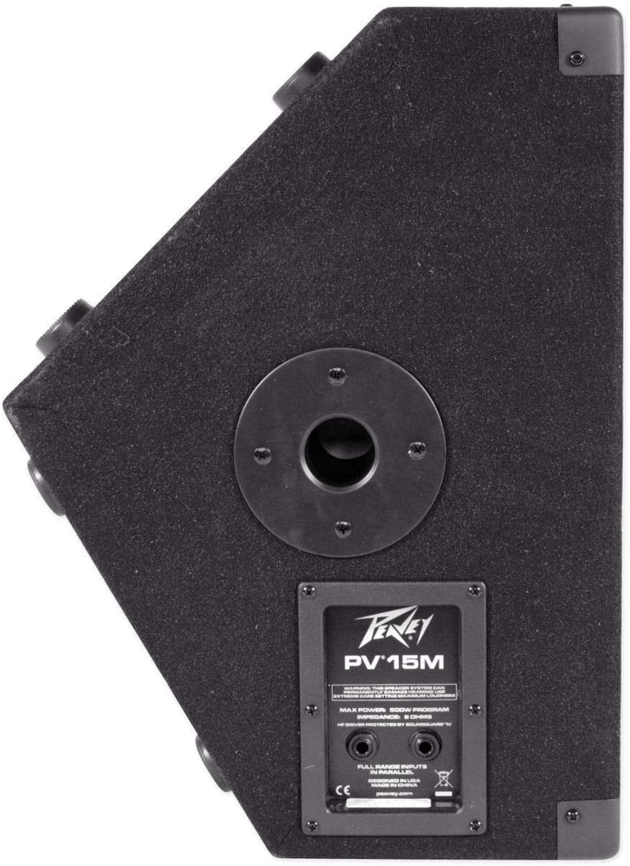 Peavey PV15M PV Series 15" 1000w 8 Ohm 2 Way Floor Monitor Speaker+Wash Light