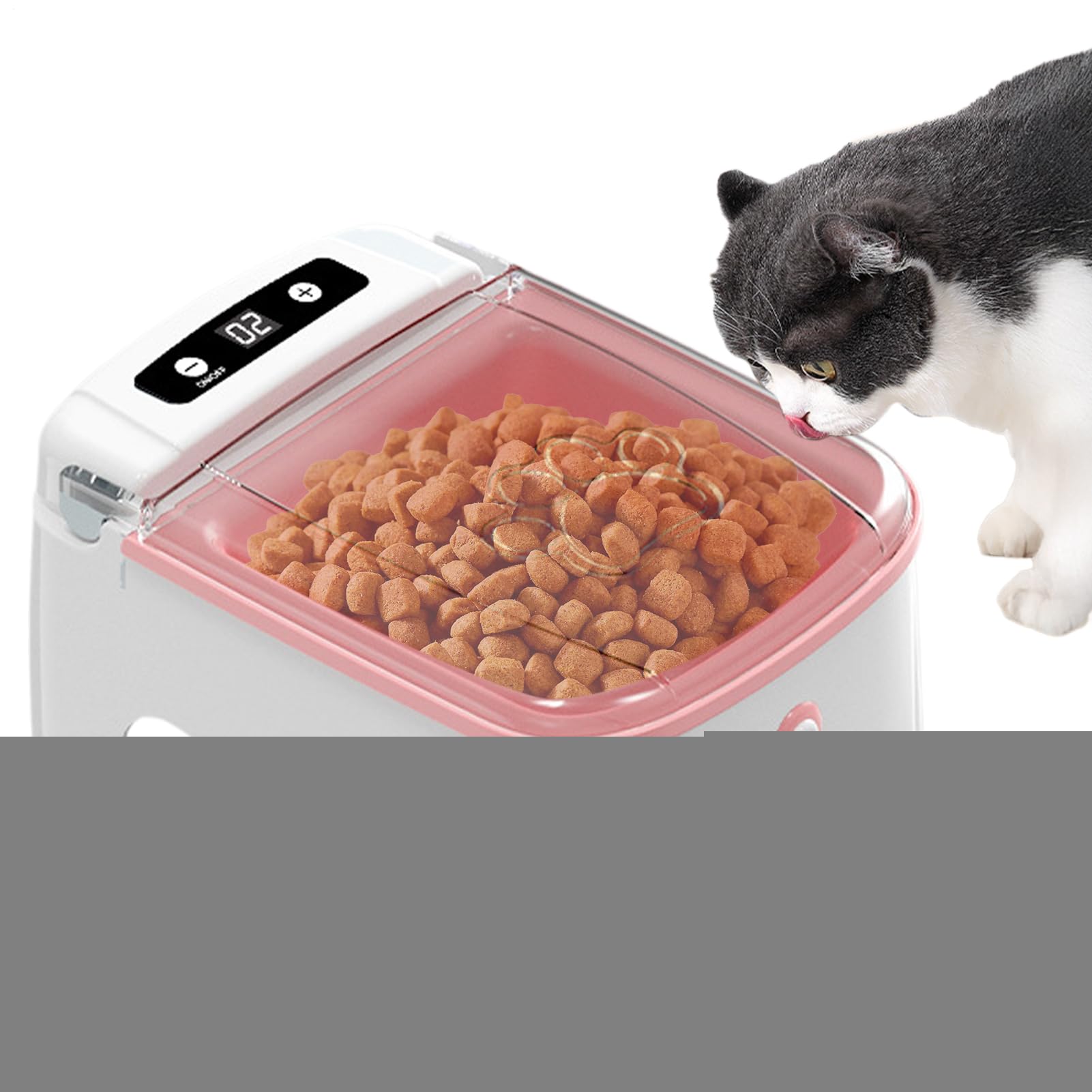 Mangeoire automatique pour chat nourriture humide avec distributeur chronométré