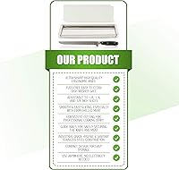 Vista 4 de Kit avanzado de rebanadora de carne seca de ternera, rebanadas uniformes 100% de precisión garantizadas, grosor ajustable, apto para lavavajillas