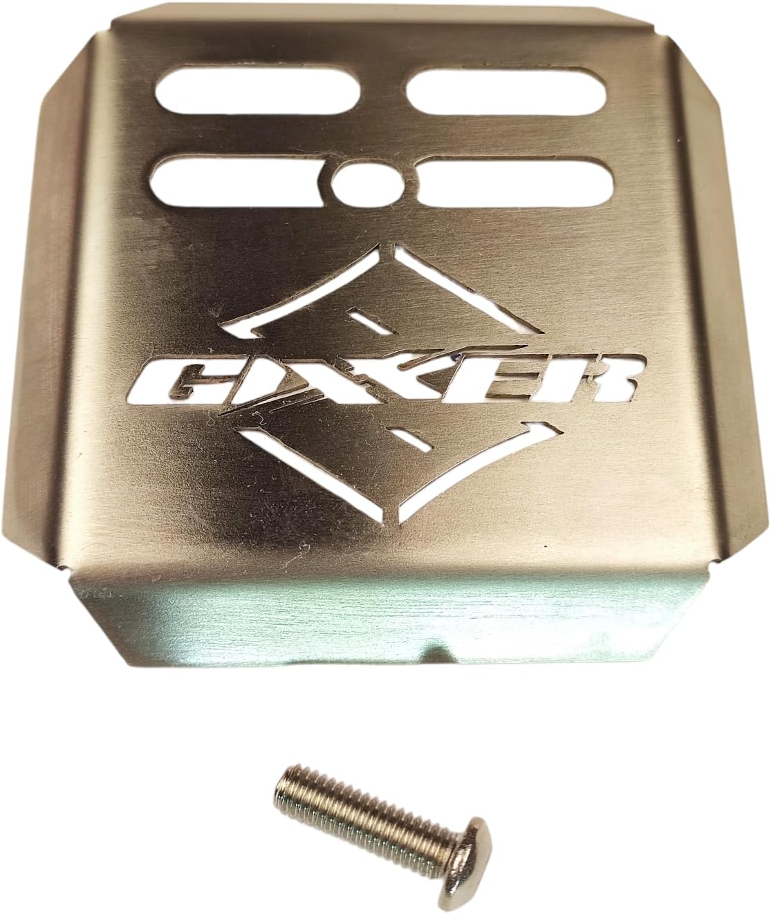 Motorcycle ABS Module Cover Compatible with Suzuki Gixxer 250 (Silver)
