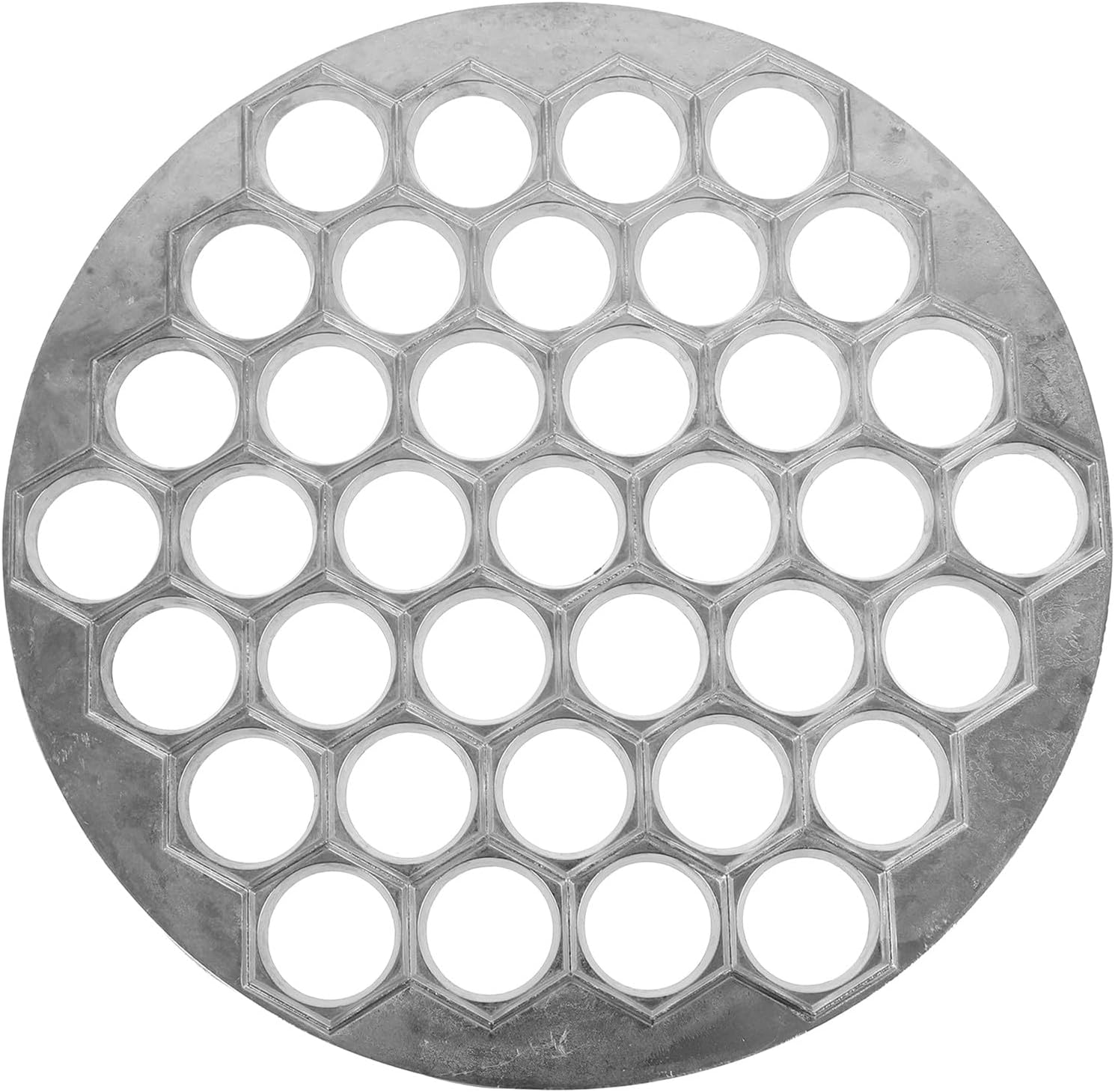 CANIGHT Alloy Dumpling Maker Mold Stainless Steel Round Dumpling Press Kitchen Tool for Home and Restaurant DIY Cooking