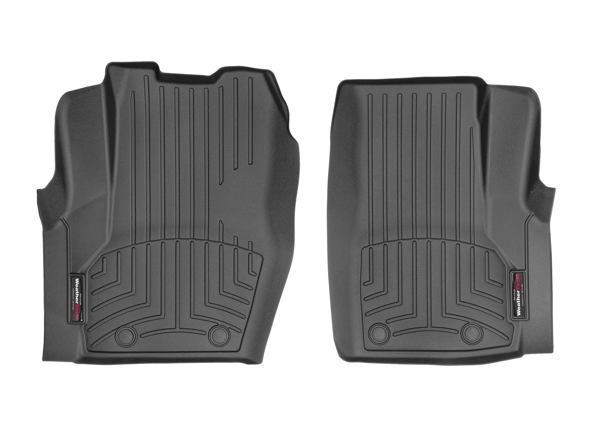 WeatherTech Custom Fit FloorLiners for Freightliner M2-1st Row (4415651), Black