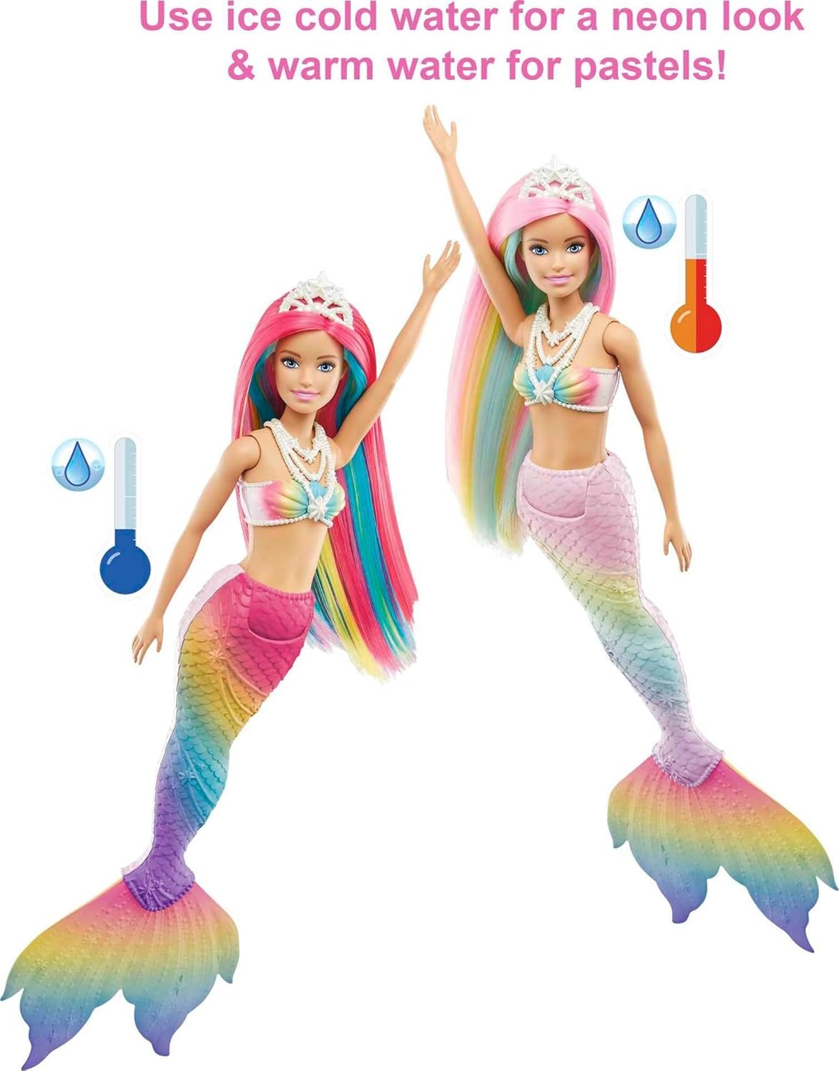 Water-Activated Color-Change Rainbow Mermaid Doll Nepal Ubuy