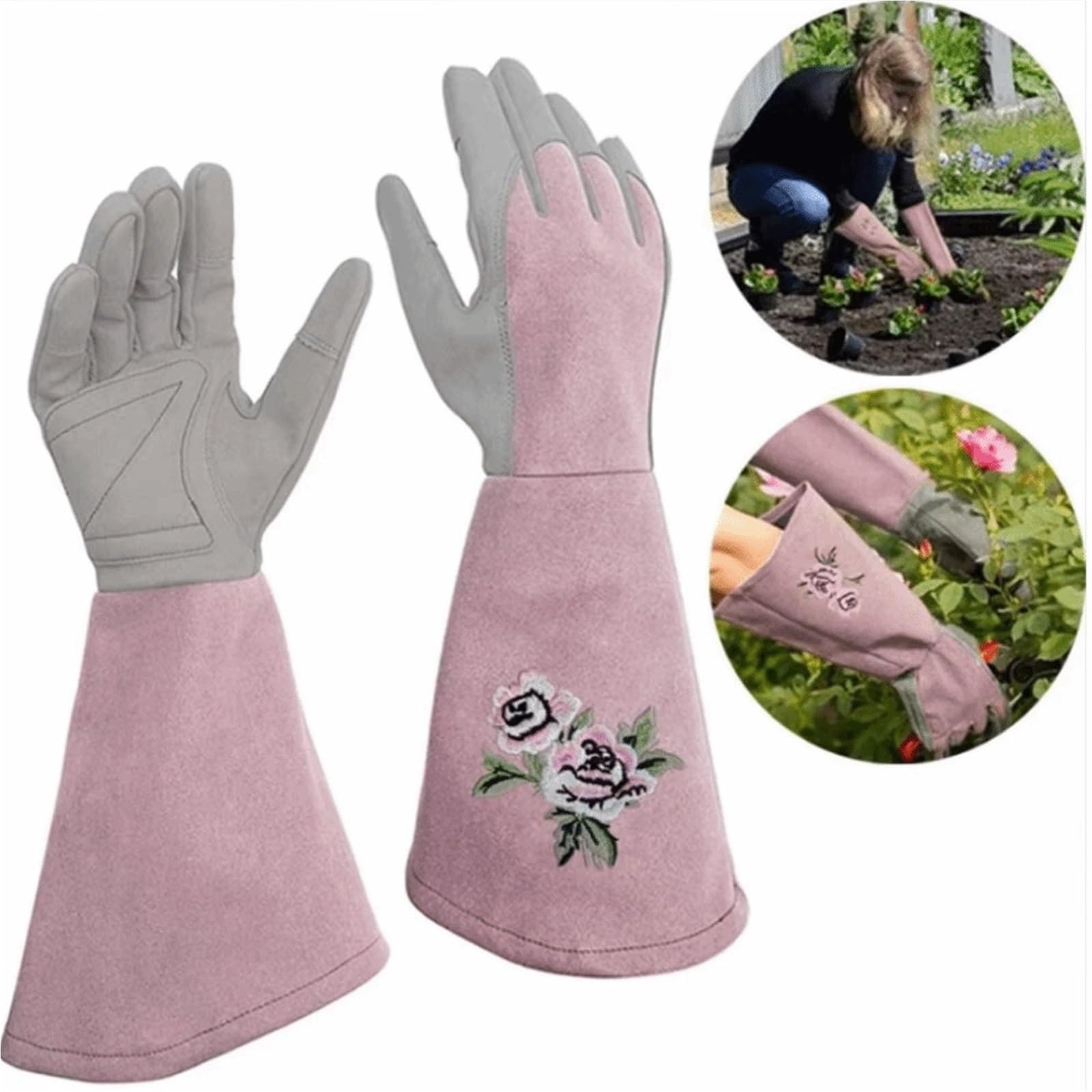 1 par de guantes jardinería Para La Jardinería De Exterior