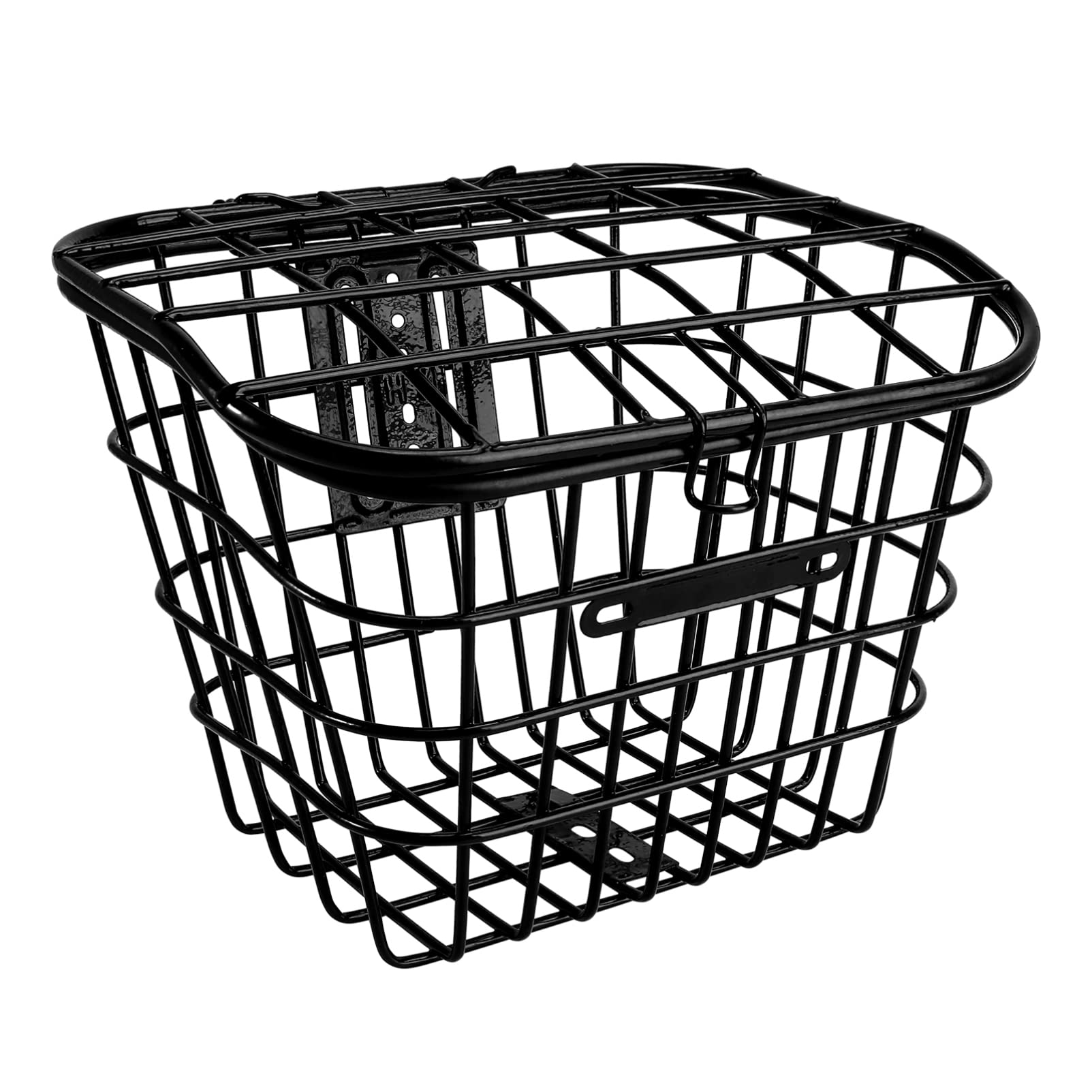 Cabilock 2 pack Basket Folding metal bike storage basket wire rack bike storage basket Bike Basket Heavy