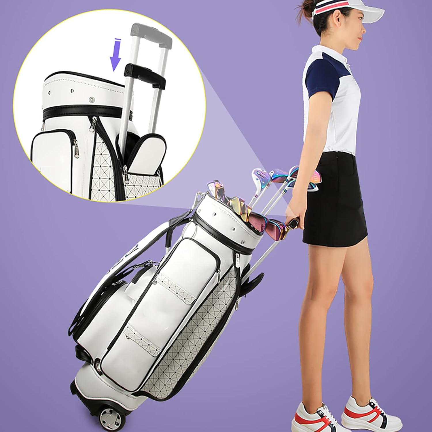 ニューバランス] セルフスタンドバッグ [ボストンテリア柄](47インチ