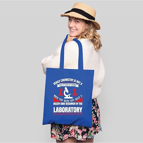 Miniatura 5 de Explore Fun Chemistry Experiments Gift for Kids Teens with Interest in Science Navy Black Multicolor Canvas Tote Bag